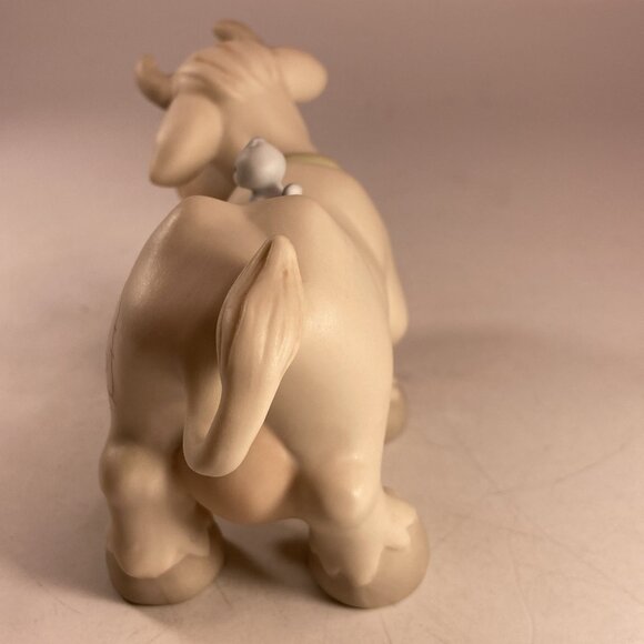 Vintage Jonathan & David Precious Moments Nativity Cow 1981 Enesco Bisque E5638 - Picture 7 of 14
